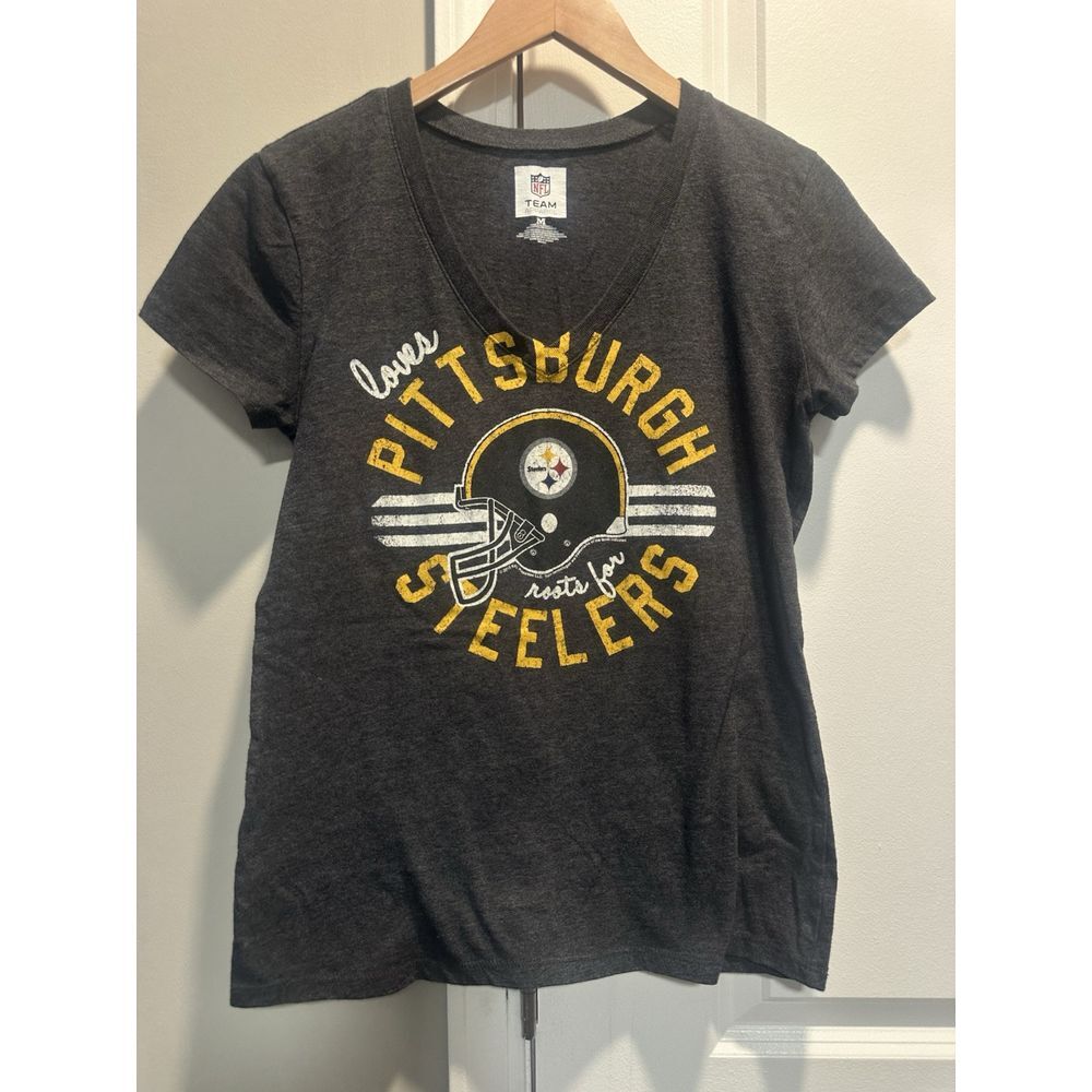 Pittsburgh Steelers NFL Team Apparel Women's Tee Medium